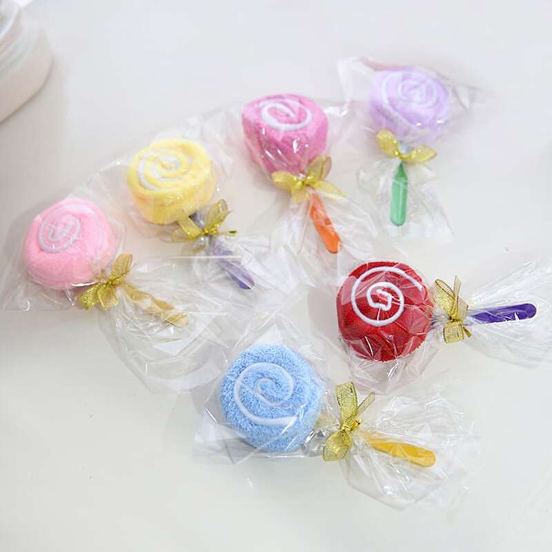 

1pc Random Lollipop Face Towel, Multicolor