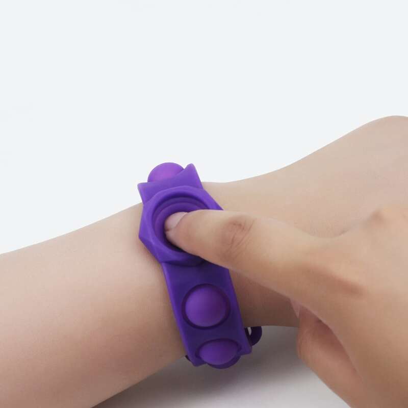 

1pc Random Stress Relief Bubble Bracelet, Multicolor