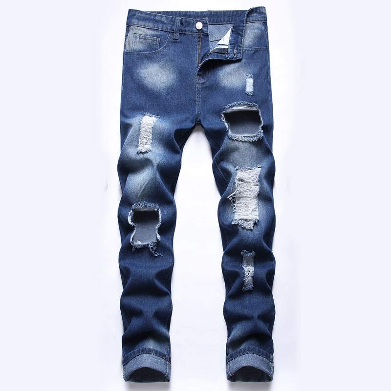 

Guys Ripped Jeans, Dark wash