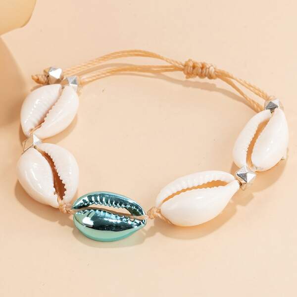 

Shell Decor Bracelet, Multicolor