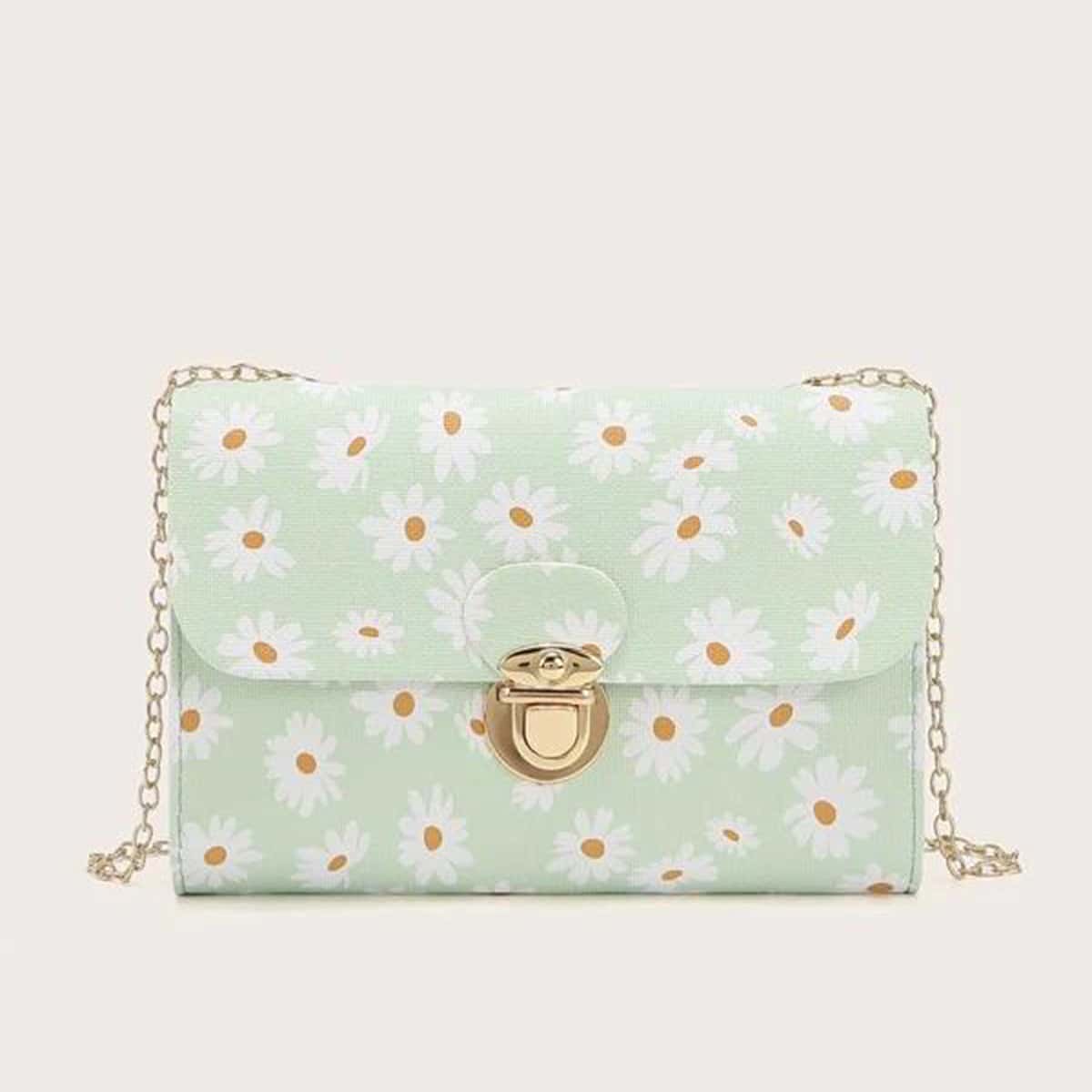 

Daisy Chain Crossbody Bag, Green