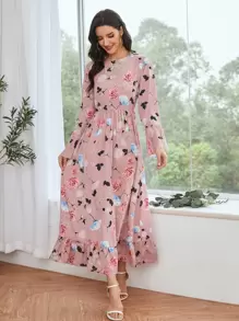 Mulvari Đầm Xù Hoa Thanh lịch - Bụi hồng - Xem 4