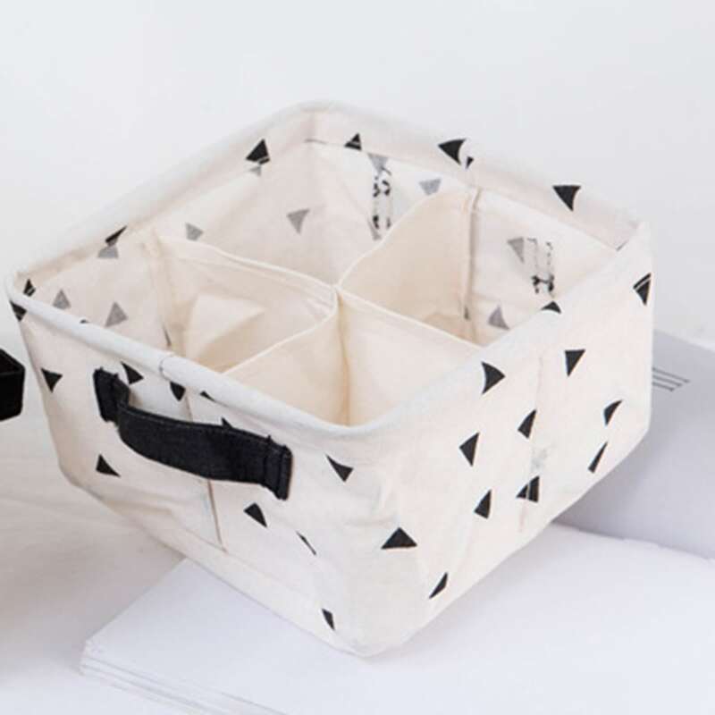 

1pc Geometric Pattern Random Storage Basket, Multicolor