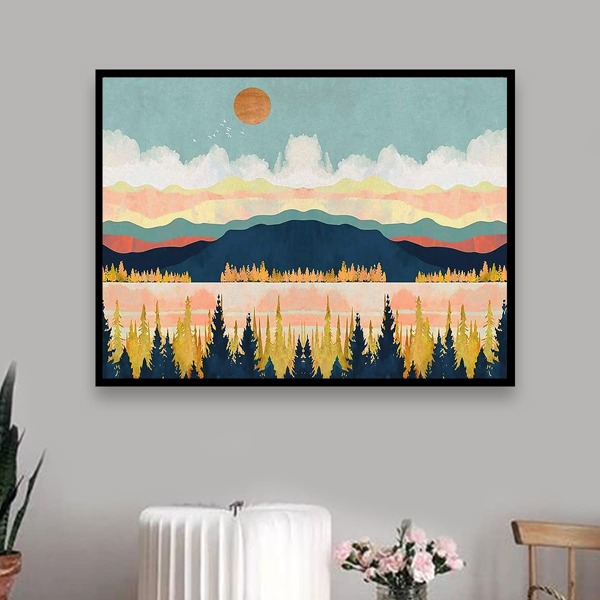 

Scenery Pattern Diamond Painting Without Frame, Multicolor