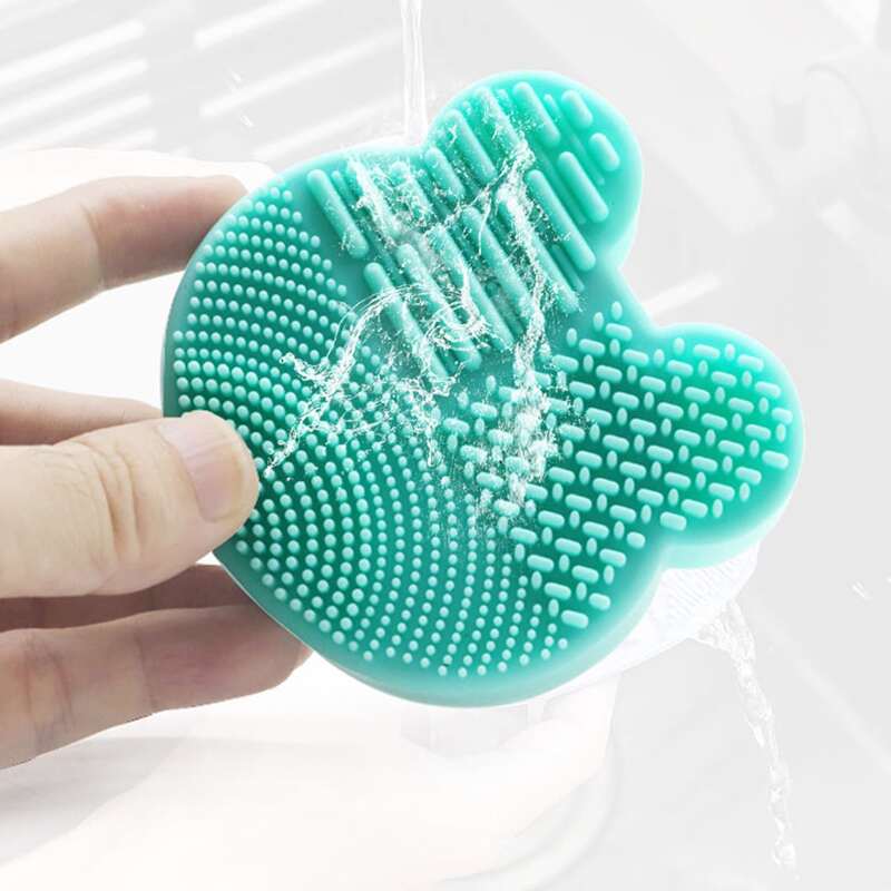 

1pc Makeup Brush Cleaning Box, Green