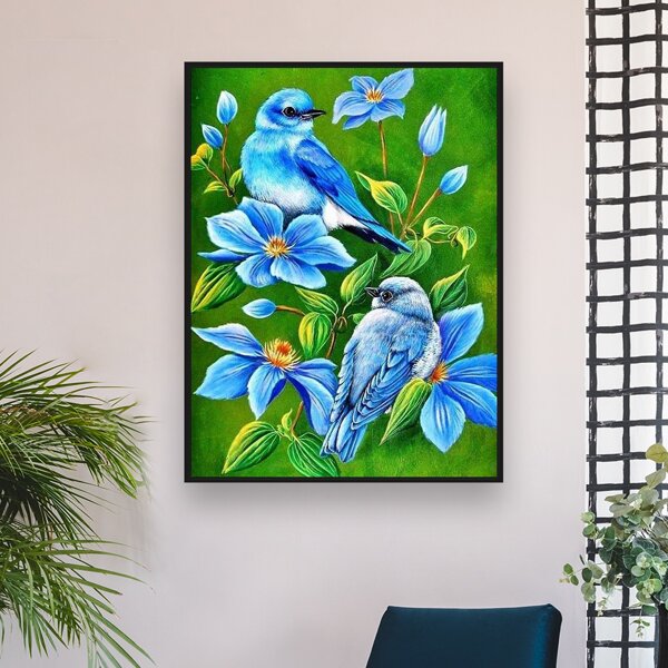 

Bird Pattern Diamond Painting Without Frame, Multicolor