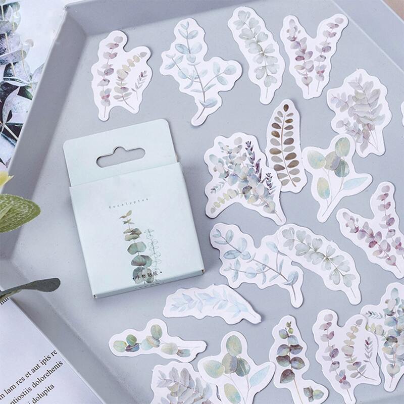

45pcs Plants Sticker, Multicolor