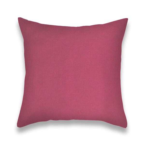 

Solid Color Cushion Cover Without Filler, Red violet