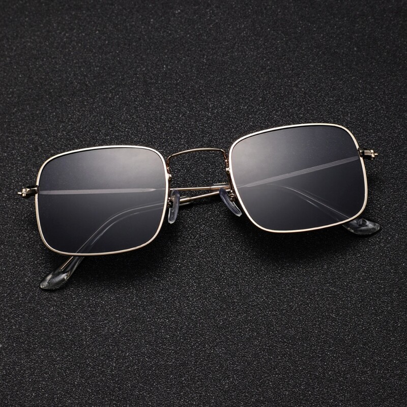 

Guys Square Frame Sunglasses, Grey