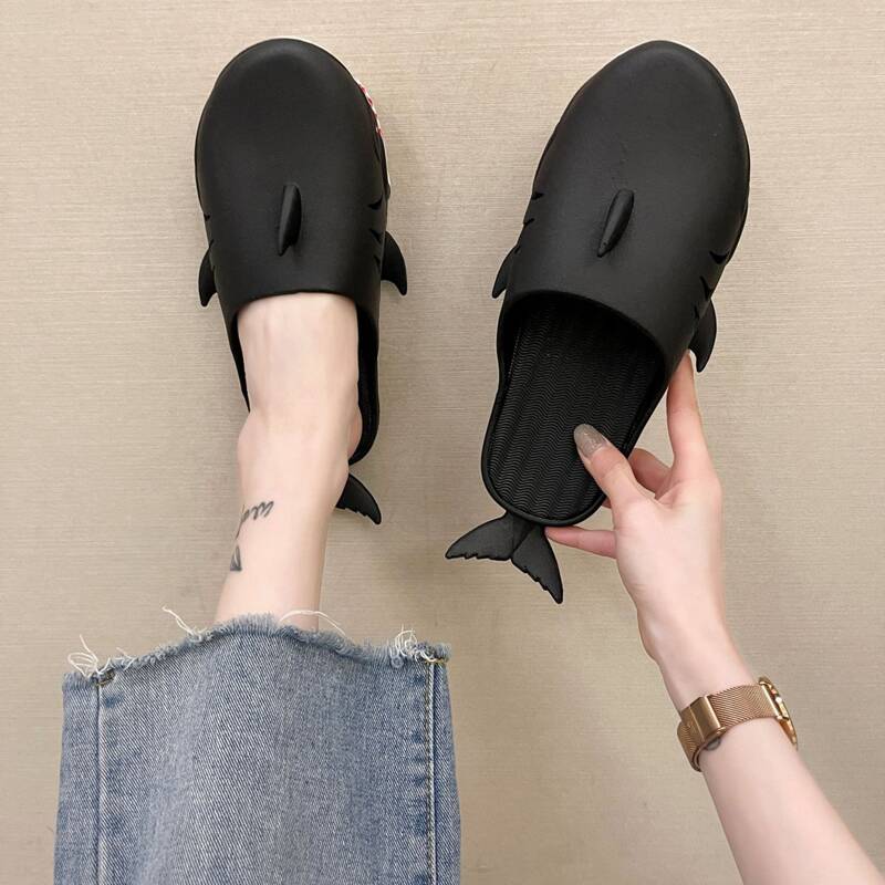 

Cartoon Shark Slides, Black
