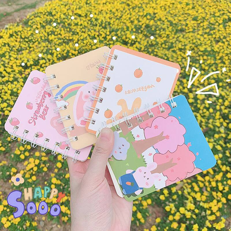 

1pc Random Cartoon Notebook, Multicolor