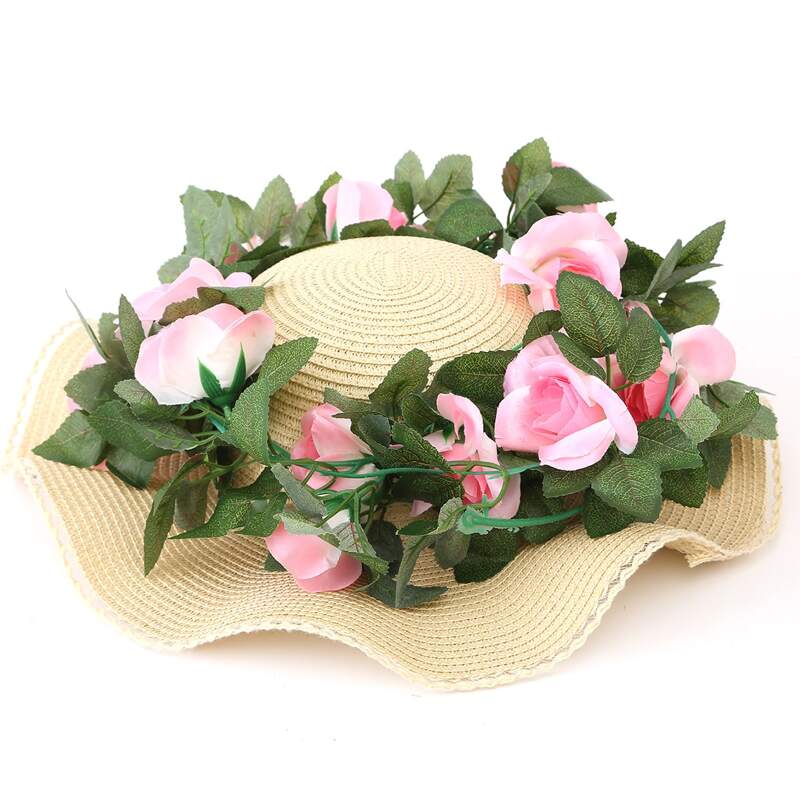 

1pc Artificial Flower Vine, Pink