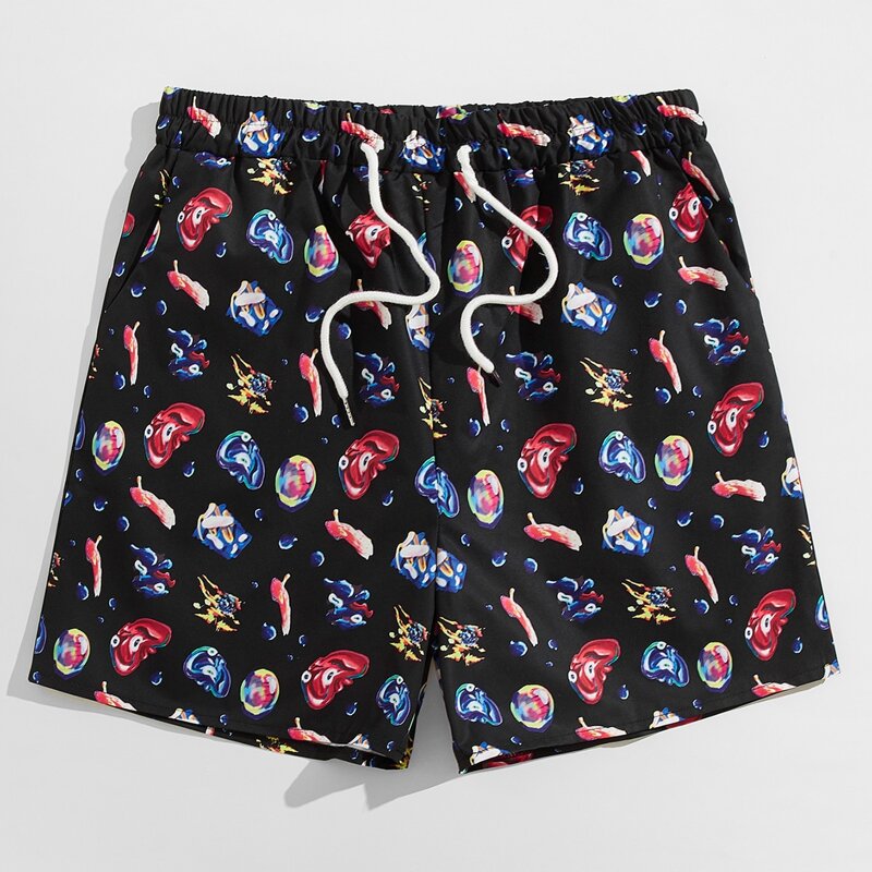 

Guys All Over Print Shorts, Multicolor