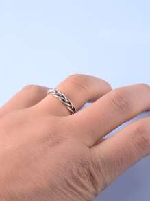 Fashionable and Popular Men Braided Ring Copper for Jewelry Gift and for a Stylish Look