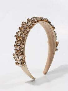 皇室寶石裝飾頭箍 - 黃色 - 查看 1