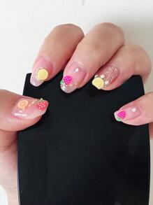 5packs Fruit Pattern Nail Art Sticker - Multicolor - View 5