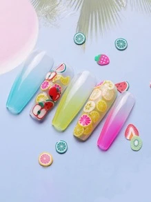 5packs Fruit Pattern Nail Art Sticker - Multicolor - View 6