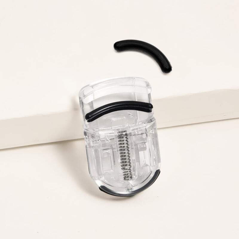 

Clear Portable Eyelash Curler, White
