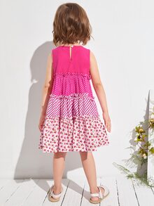 SHEIN Vestidos para niña pequeña - Multicolor - Ver 2