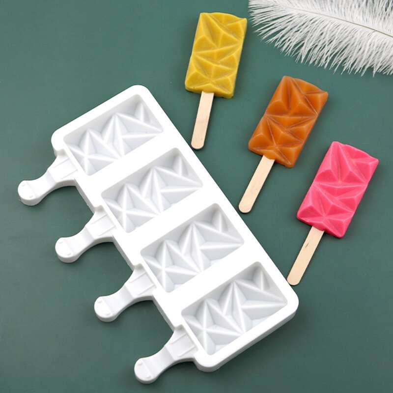 

1pc Ice Cream Silicone Mould, White