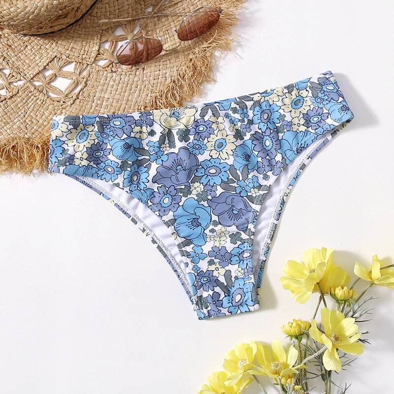

Floral Print Bikini Bottom, Multicolor