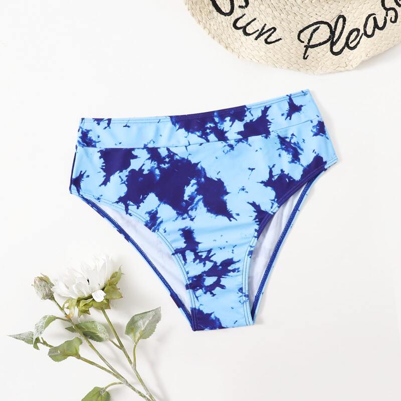 

Marble Print Bikini Bottom, Multicolor