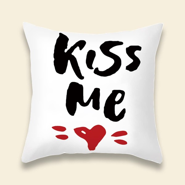 

Mother's Day Slogan Graphic Cushion Cover Without Filler, Multicolor