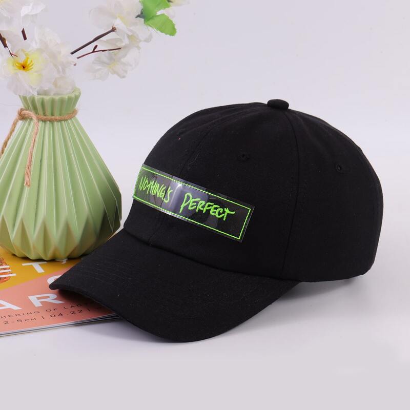 

Guys Letter Embroidery Baseball Cap, Black
