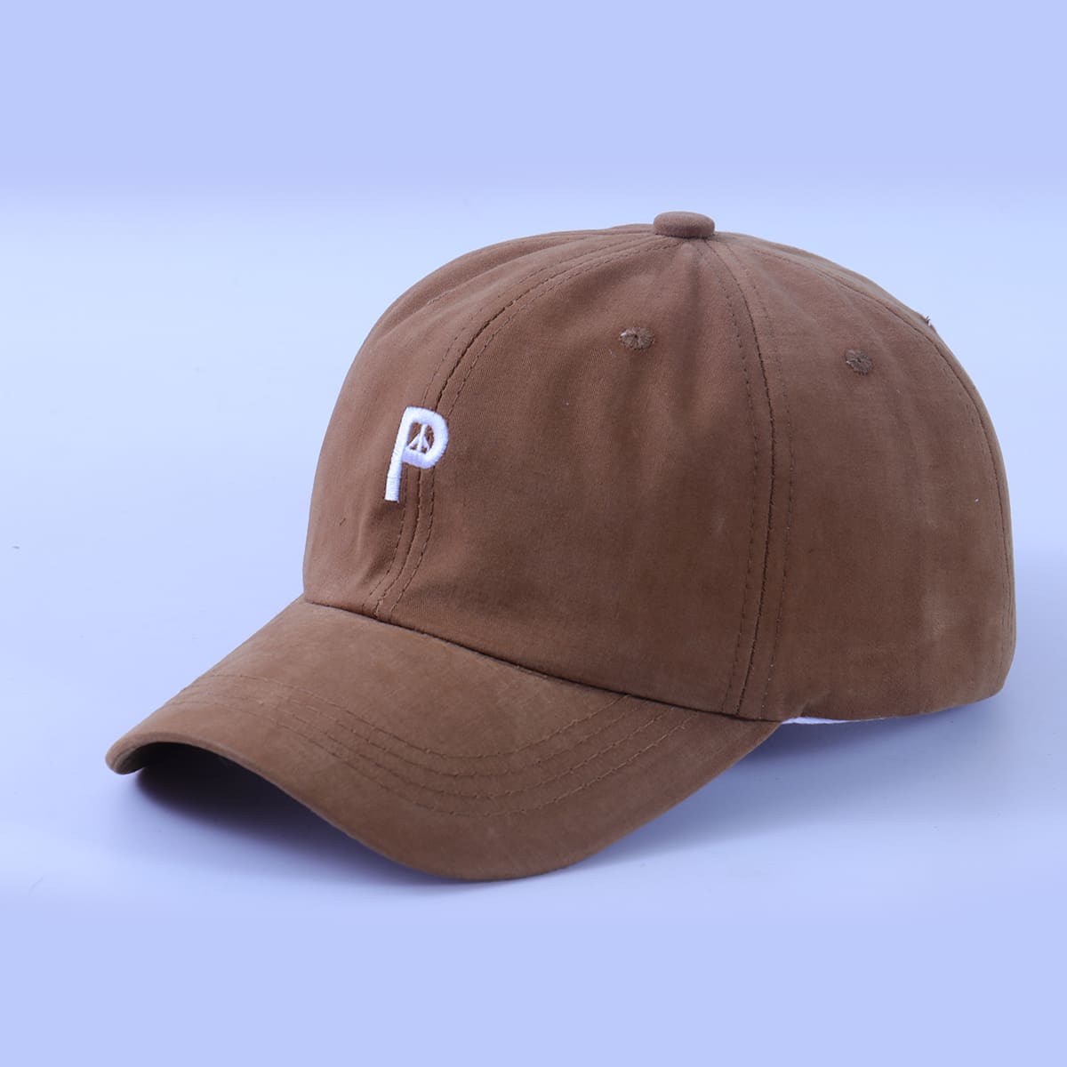 

Guys Letter Embroidery Baseball Cap, Khaki