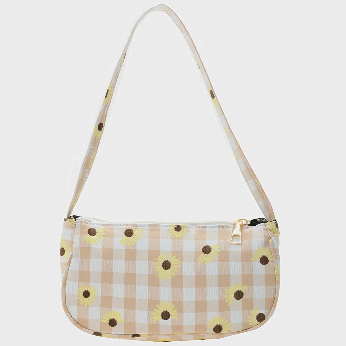 

Daisy & Gingham Shoulder Bag, Multicolor