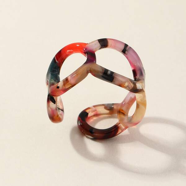 

Resin Cuff Ring, Multicolor