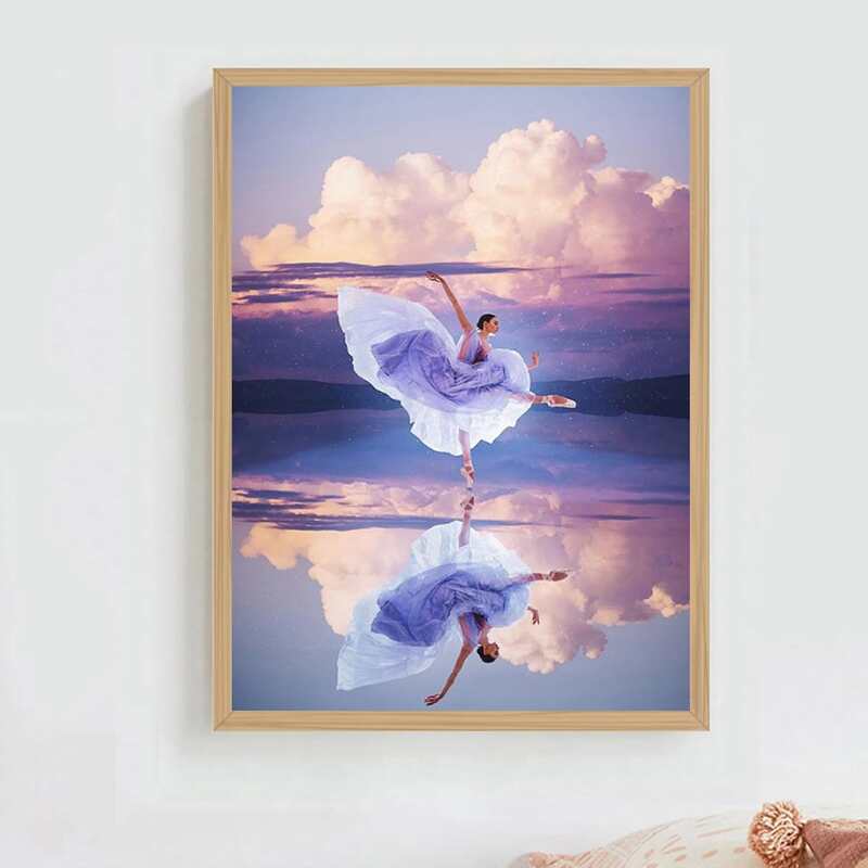 

Figure Graphic Unframed DIY Diamond Painting, Multicolor
