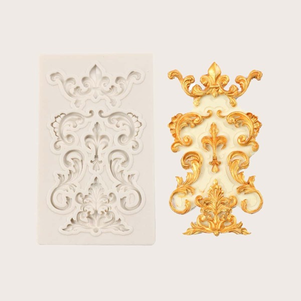 

1pc Royal Design Mold, White