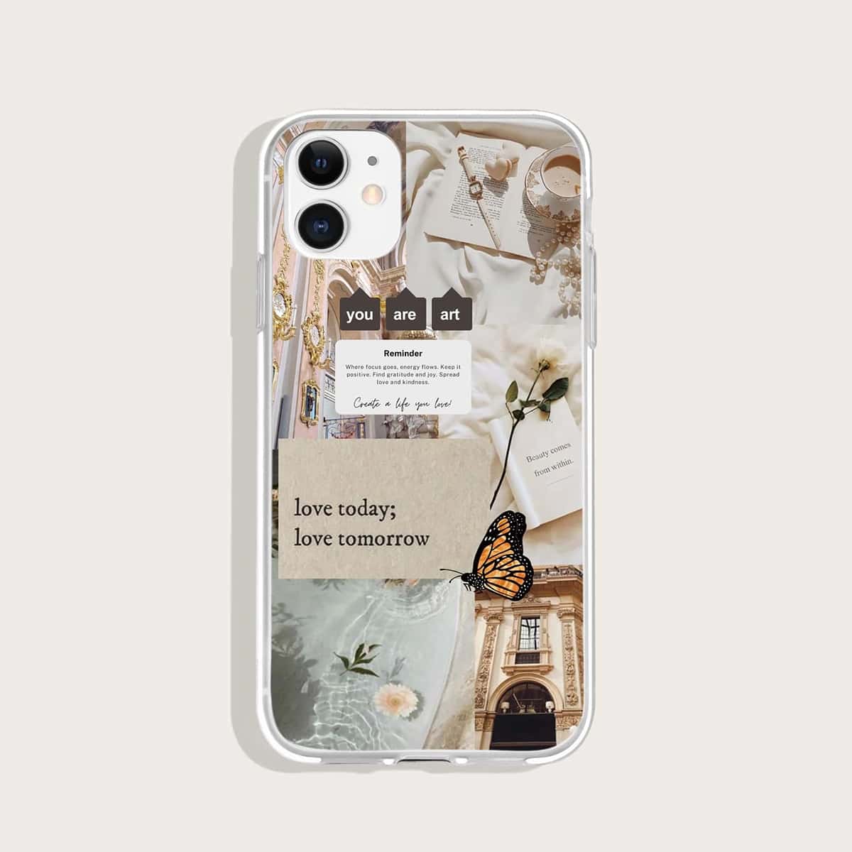 

Aesthetic Collage Phone Case, Multicolor