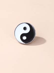 Broche De Detalle De Yin Y Yang