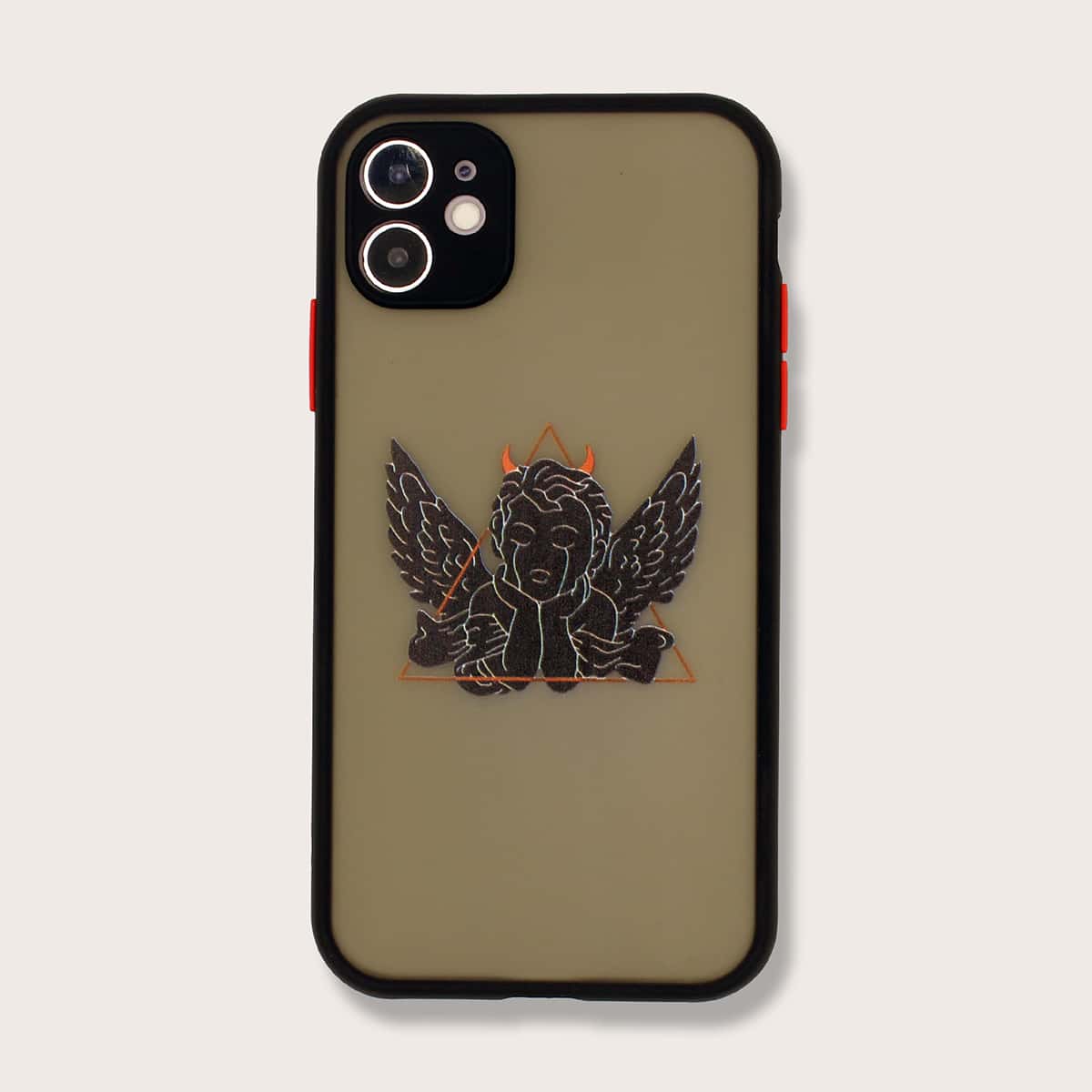 

Figure Print Phone Case, Black