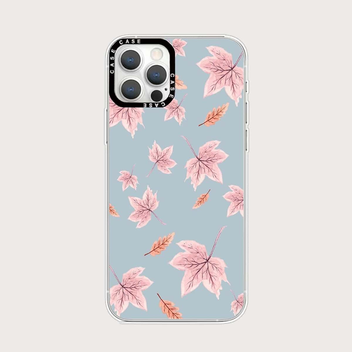 

Leaf Print Phone Case, Multicolor