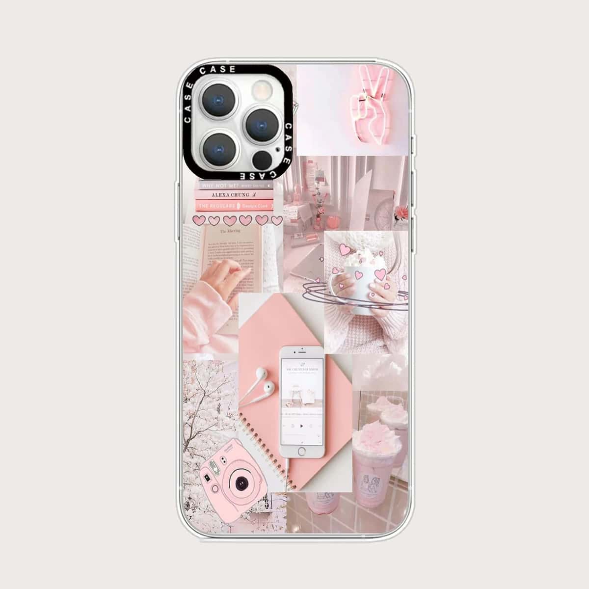 

Aesthetic Collage Phone Case, Clear