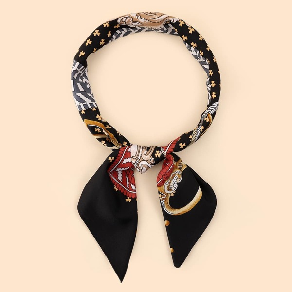 

1pc Graphic Bandana, Multicolor