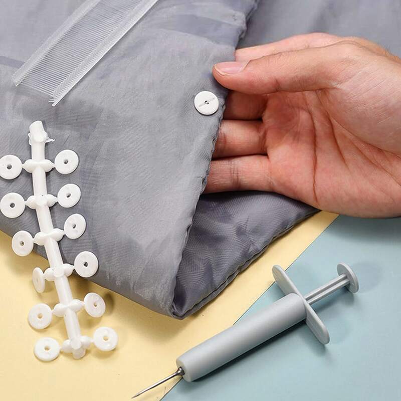 

1set Quilt Cover Holder Clip, Grey