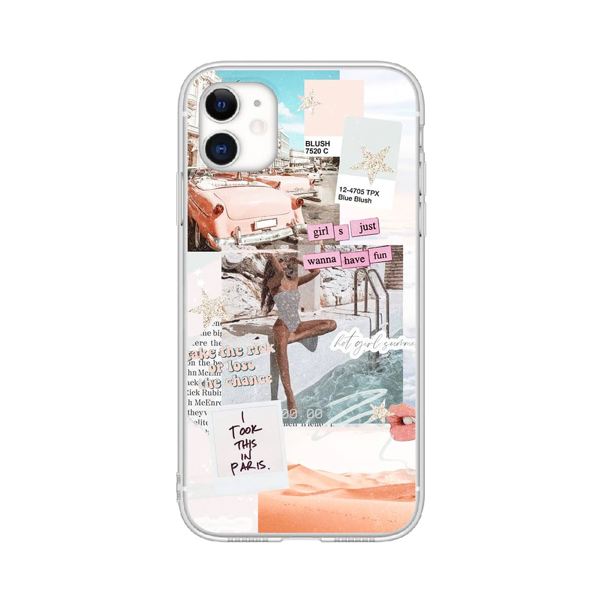 

Aesthetic Collage Phone Case, Multicolor