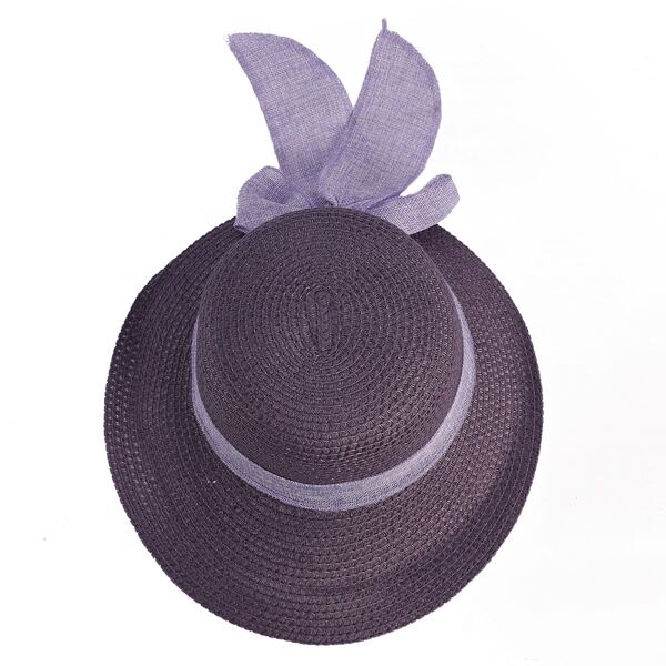 

Bow Knot Decor Hat, Purple