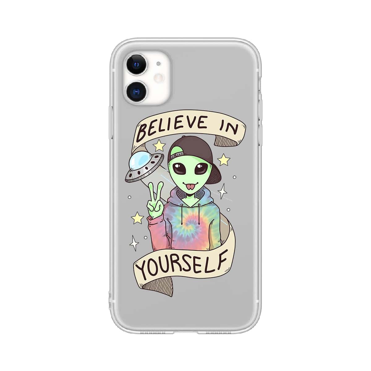 

Cartoon Graphic Phone Case, Multicolor