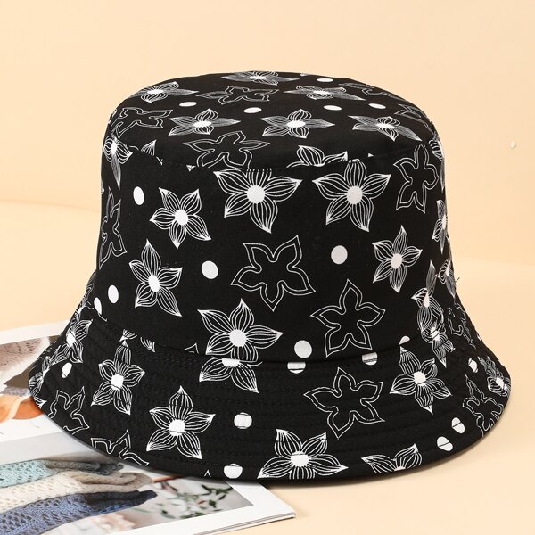 

Floral Print Bucket Hat, Multicolor