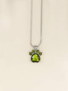 Collar con diseño de garra - Verde Oscuro - Ver 1