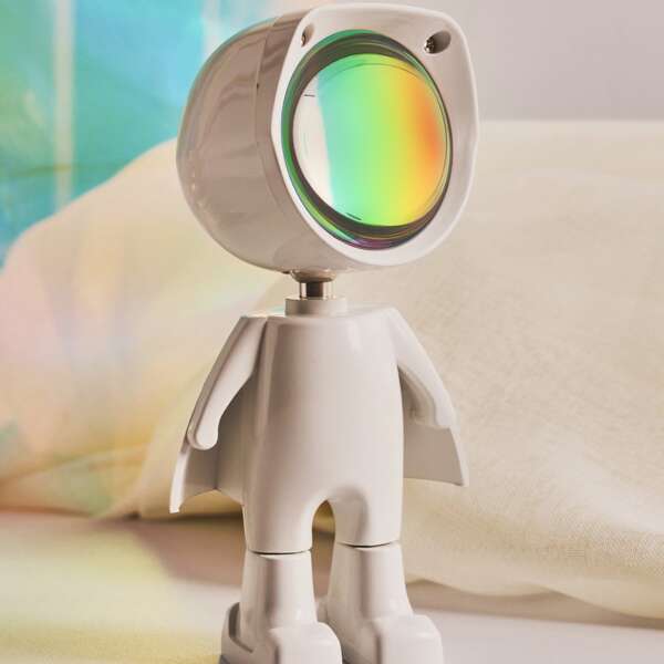 

1pc Astronaut Design Sunset Projection Light, Yellow
