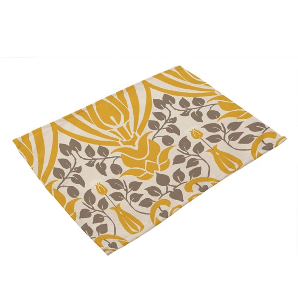 

Leaf Print Placemat, Multicolor