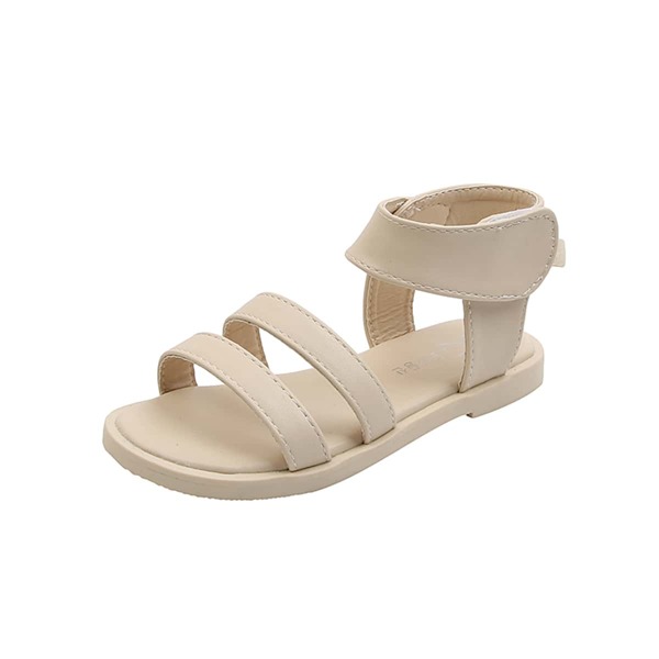 

Toddler Girls Minimalist Strappy Sandals, White