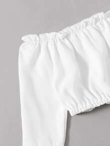 Outfits dos piezas para niña pequeña Cinta A rayas Bohemio - Multicolor - Ver 4