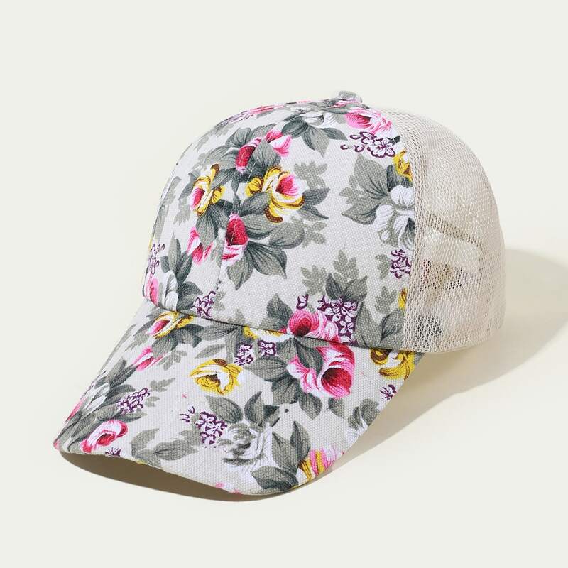 

Floral Baseball Cap, Multicolor